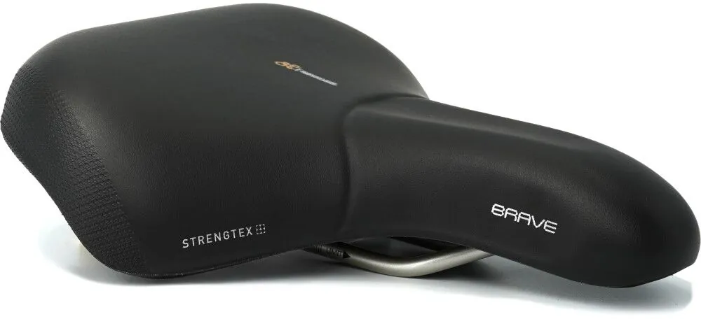 Selle Royal Sattel Brave Relaxed — Zwart, maat 250x230 mm