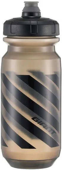 Giant Doublespring Trinkflasche — Transparant zwart/zwart, maat 600 ML