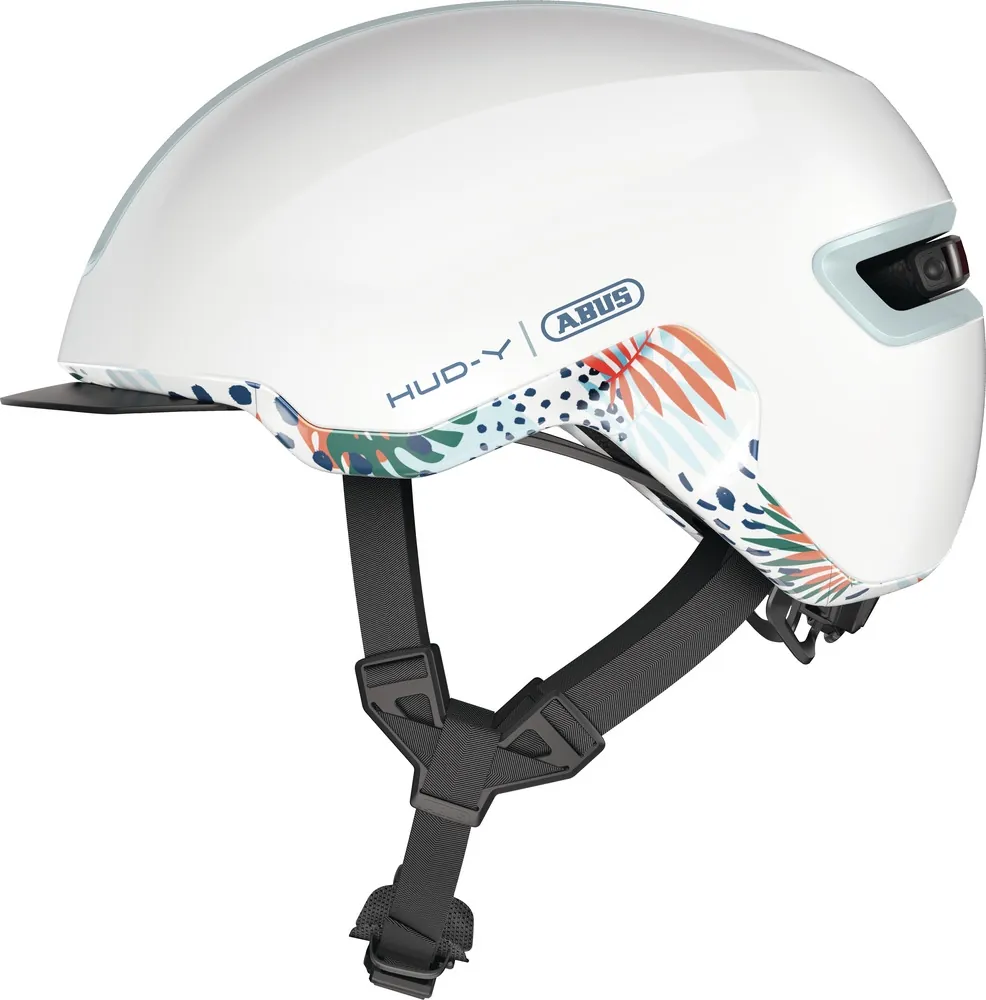 Abus Hud-Y — Bloemwit, maat 51-55 cm (S)