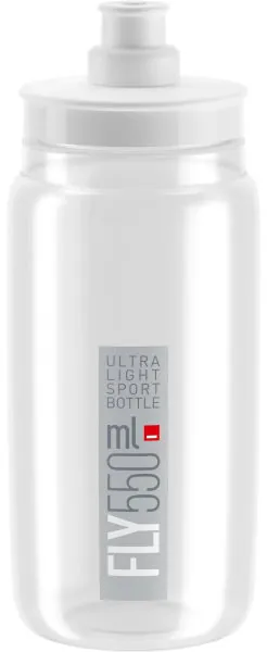 Elite Trinkflasche Fly — Transparant grijs, maat 550 ML