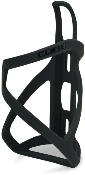 Cube Flaschenhalter HPP Left-Hand Sidecage — Matzwart & glanzend zwart, maat One Size