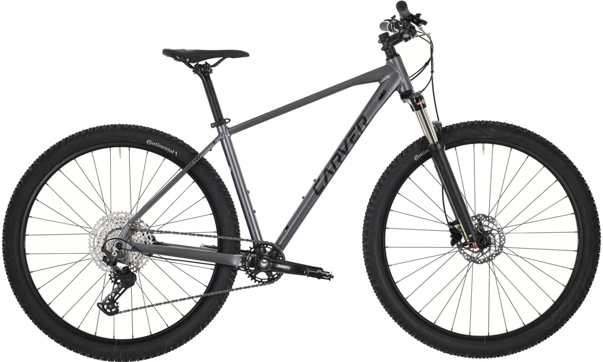 Carver Strict 140 — dark anthracite/black/neon orange, maat 46 cm