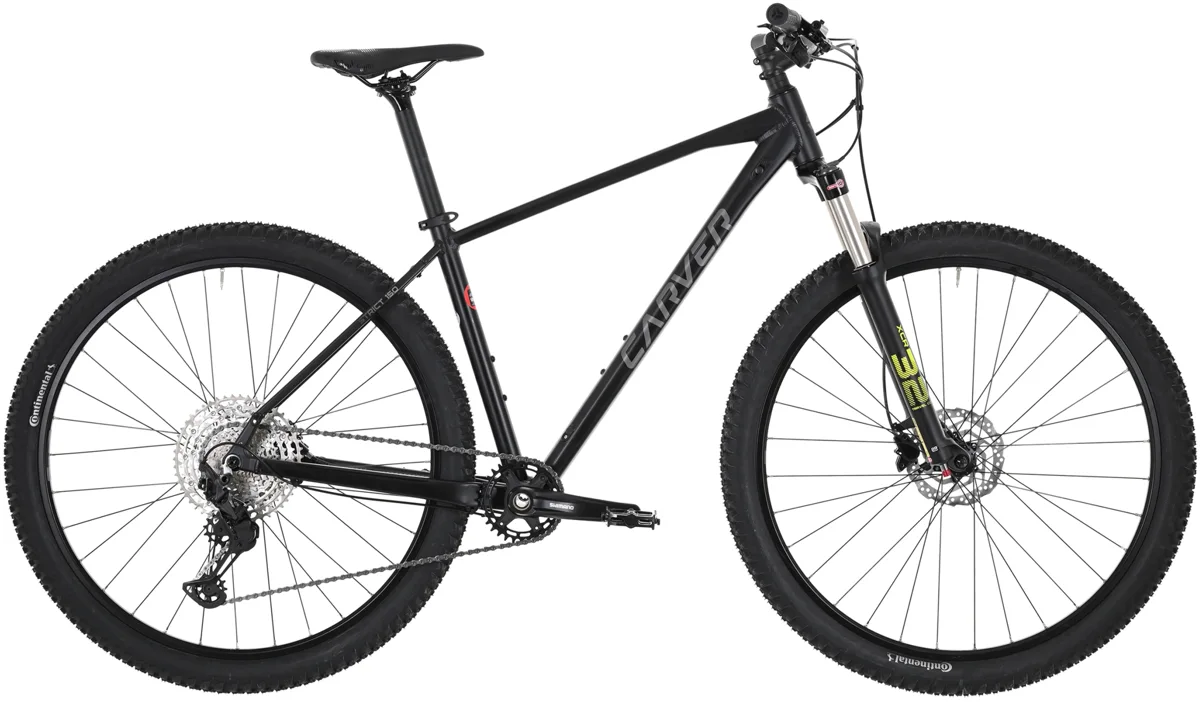 Carver Strict 150 — black/anthracite/neon yellow, maat 46 cm