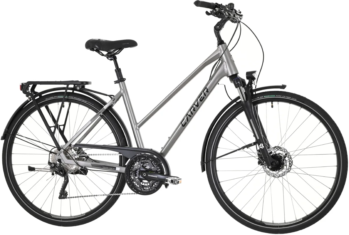 Carver Tour 130 — titan black white, maat 55 cm