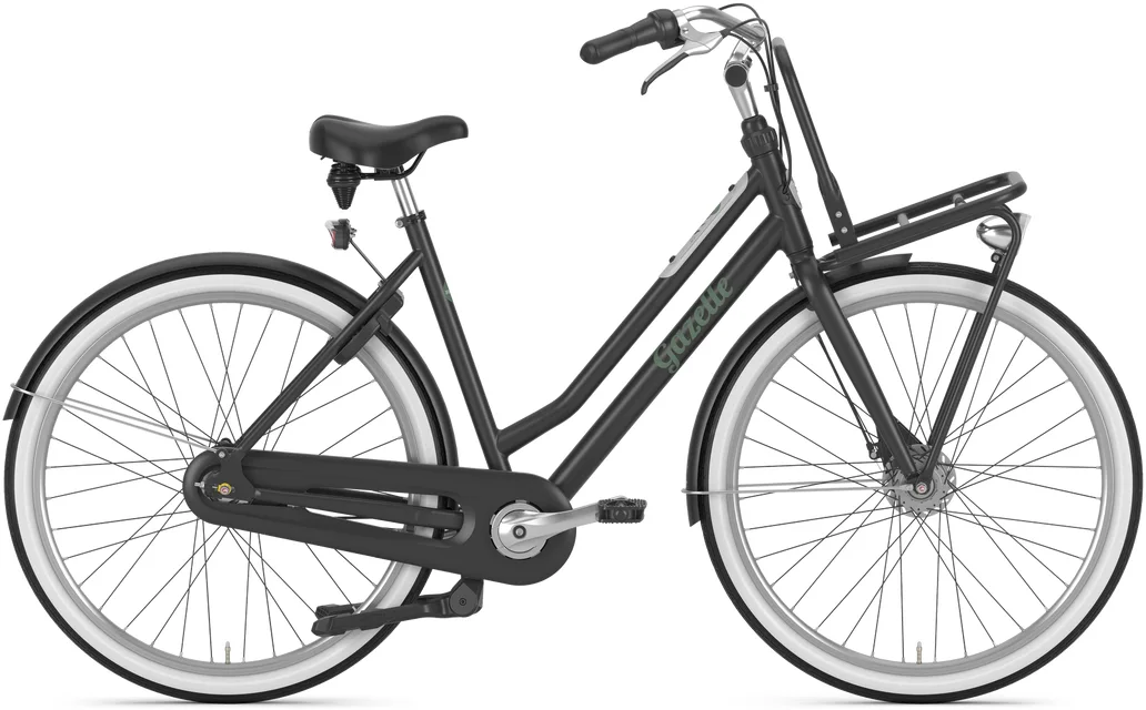 Gazelle Miss Grace RT — Zwart, maat 49 cm