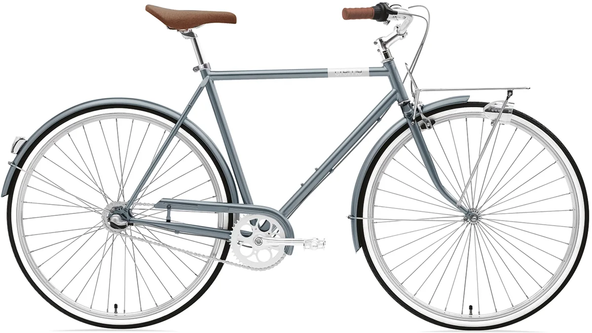Creme Caferacer Man Uno — Blue Clay, maat 49,5 cm