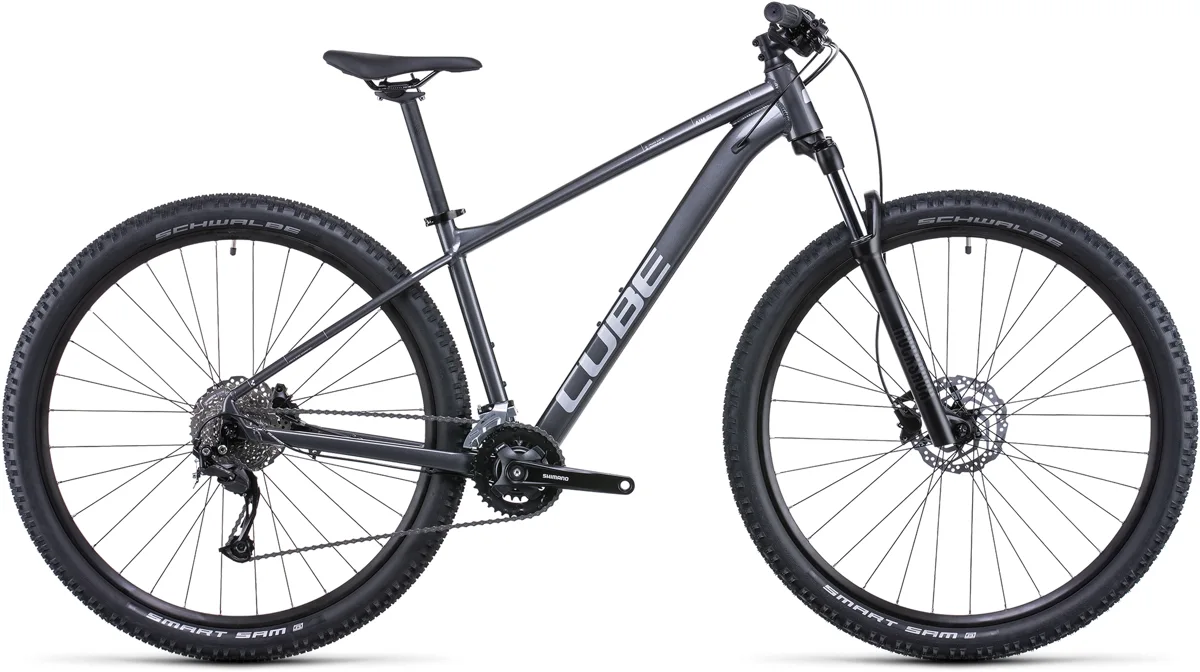Cube Aim SL — graphite´n´metal, maat 18 inch