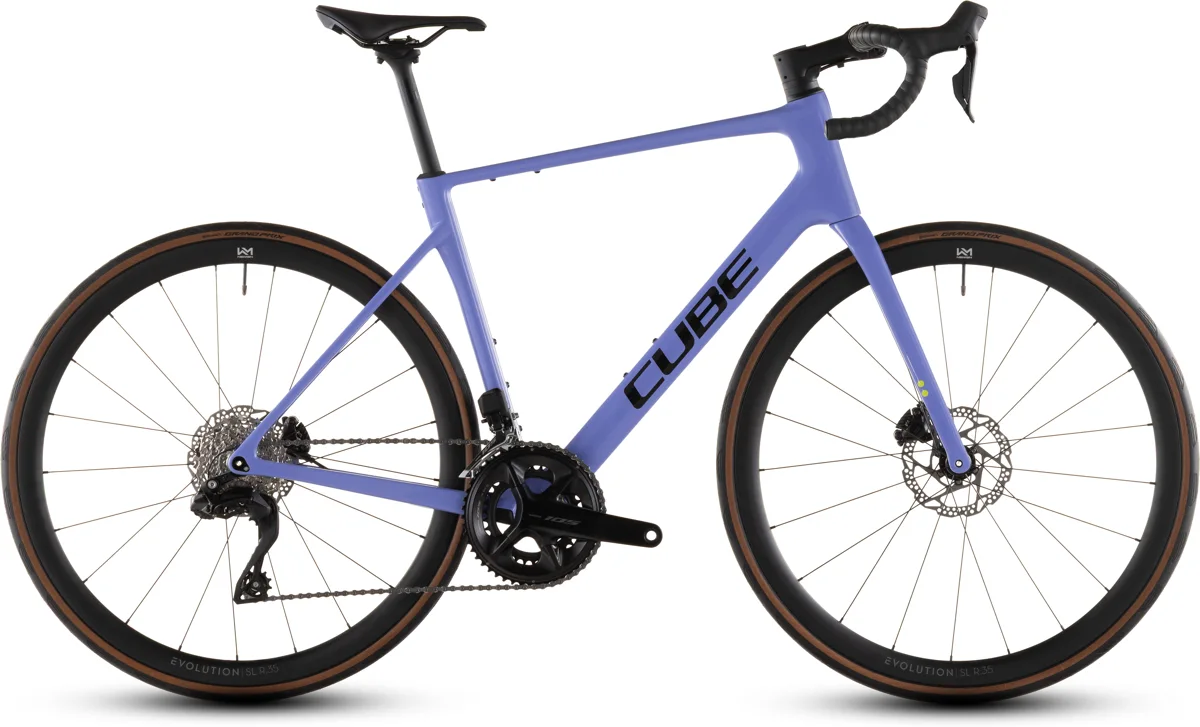 Cube Attain C:62 SLX — lucidlilac´n´black, maat 47 cm