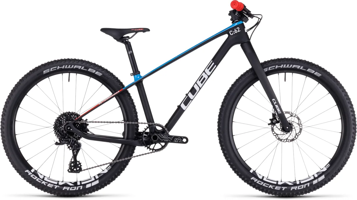 Cube Elite 240 C:62 Pro — carbon´n´blue´n´red, maat One Size