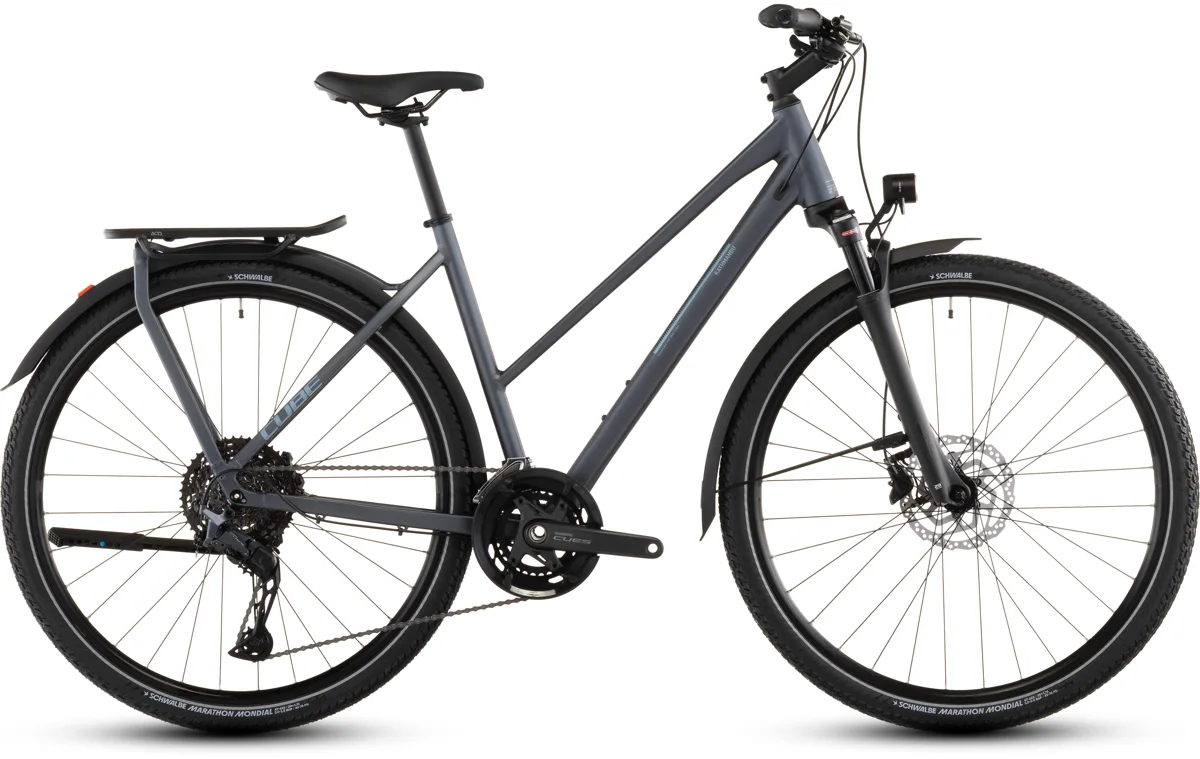Cube Kathmandu EXC — metallicgrey´n´chrome, maat 46 cm