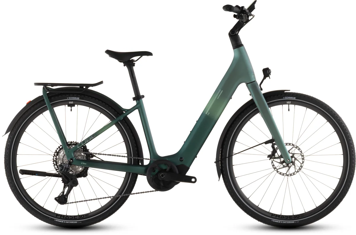 Cube Kathmandu Hybrid C:62 SLT 400X — seafoam´n´chrome, maat 46 cm