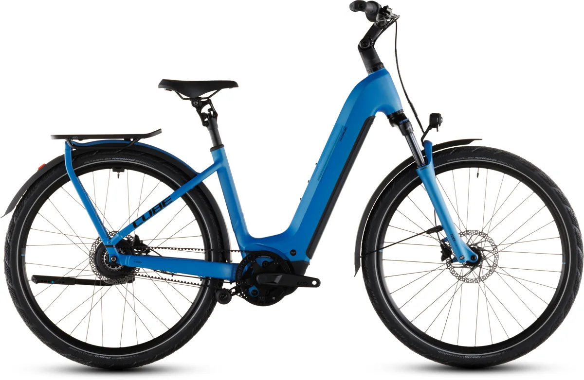 Cube Kathmandu Hybrid Comfort Pro 800 — azure´n´black, maat 46 cm