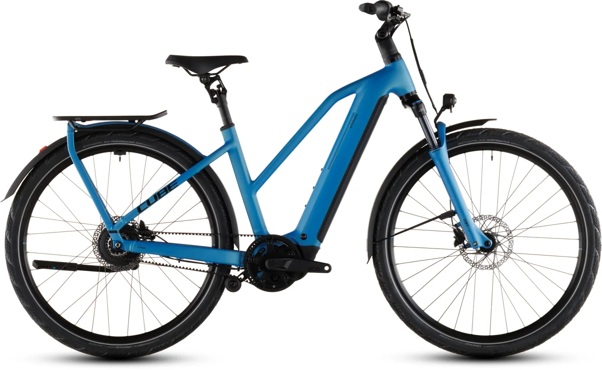 Cube Kathmandu Hybrid Comfort Pro 800 — azure´n´black, maat 46 cm
