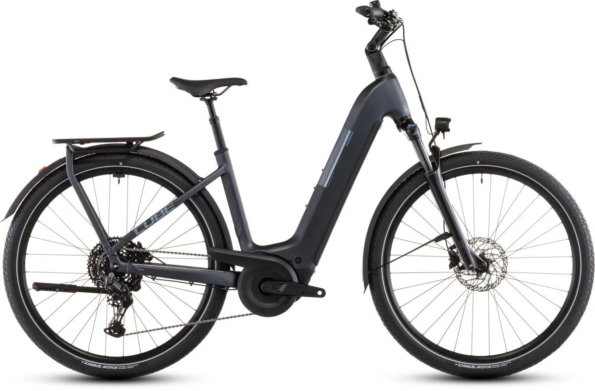 Cube Kathmandu Hybrid ONE 800 — metallicgrey´n´grey, maat 46 cm