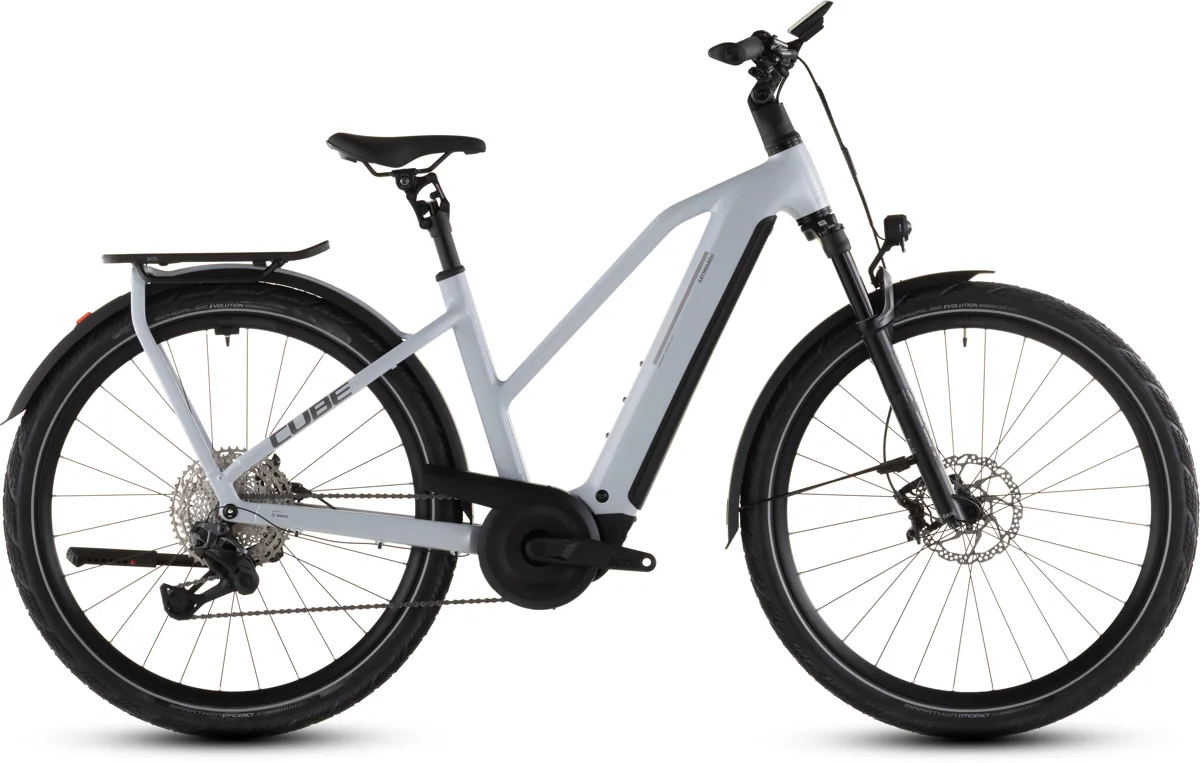 Cube Kathmandu Hybrid SLX 800 — foggrey´n´grey, maat 46 cm