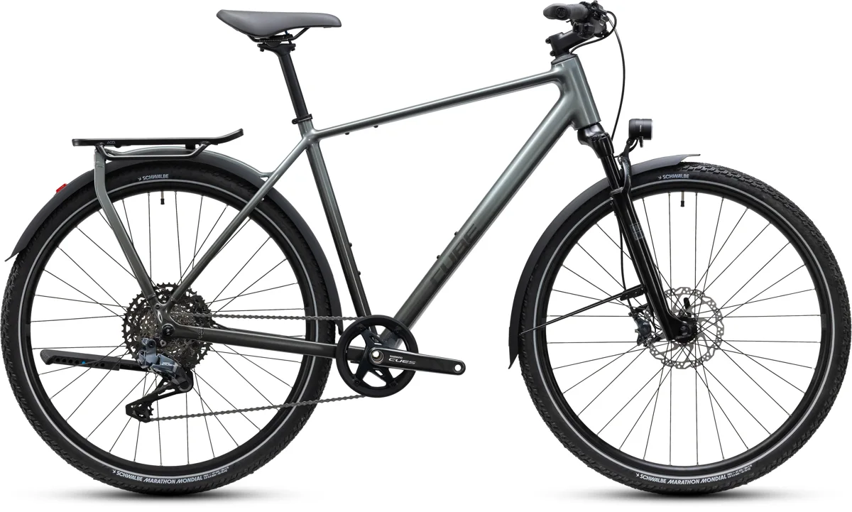 Cube Kathmandu SLT — flashgrey´n´chrome, maat 46 cm