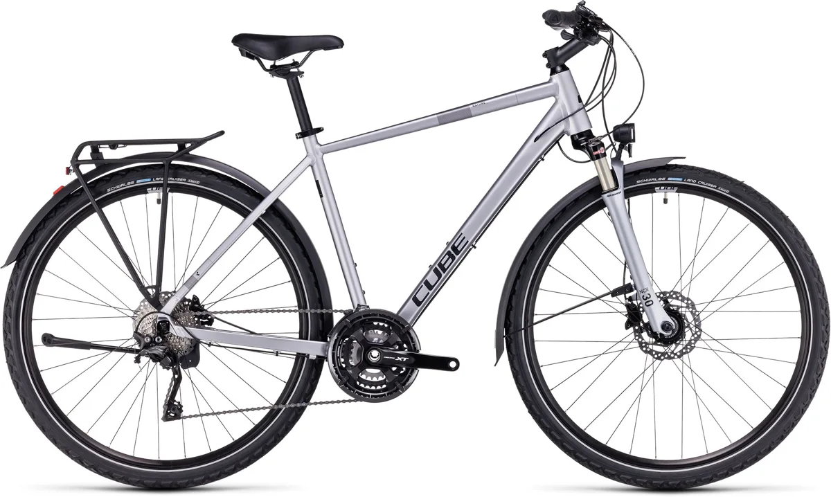Cube Nature EXC Allroad — polarsilver´n´black, maat 46 cm