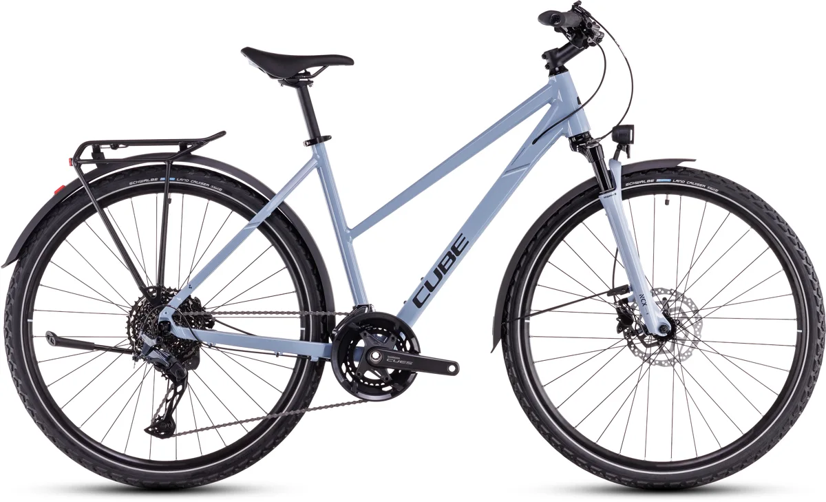 Cube Nature EXC Allroad — pigeonblue´n´black, maat 46 cm