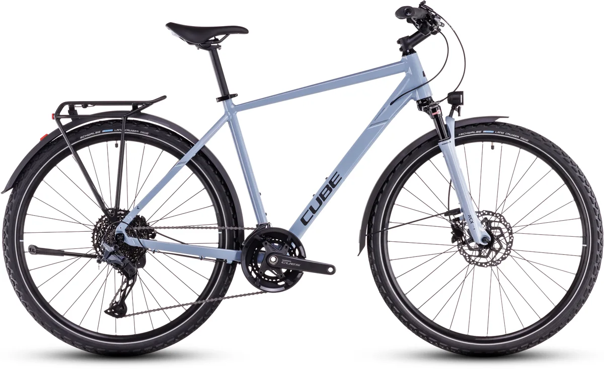 Cube Nature EXC Allroad — pigeonblue´n´black, maat 46 cm