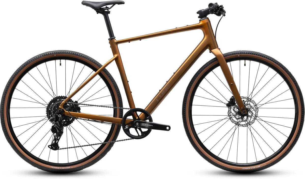 Cube Nulane ONE — metalliccaramel´n´brown, maat L