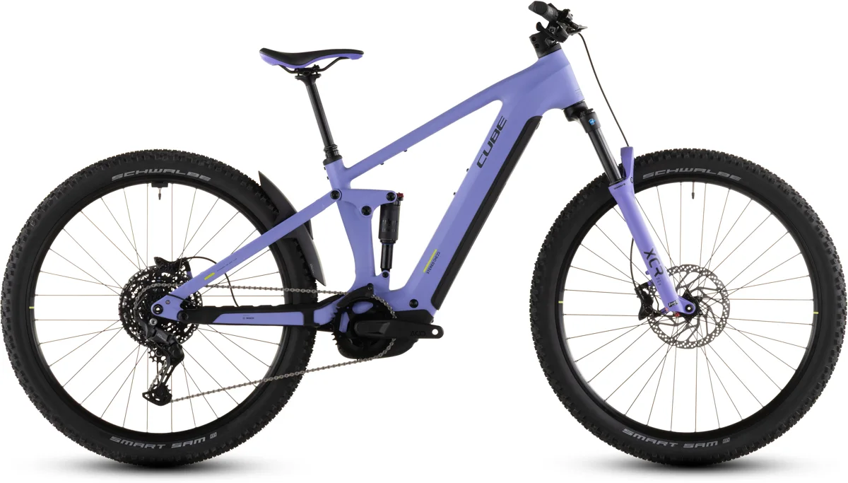 Cube Stereo Hybrid ONE22 Pro 600 — lucidlilac´n´lime, maat L