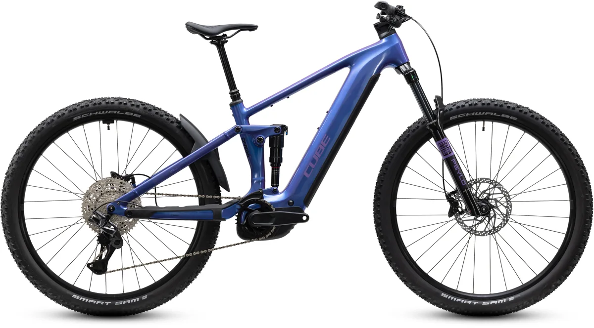 Cube Stereo Hybrid ONE44 Pro 800 — blueiris´n´purple, maat L