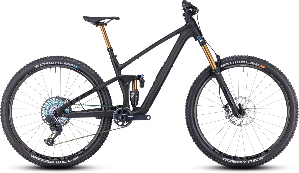 Cube Stereo ONE55 C:62 SLT 29 — Carbon/Black, maat L