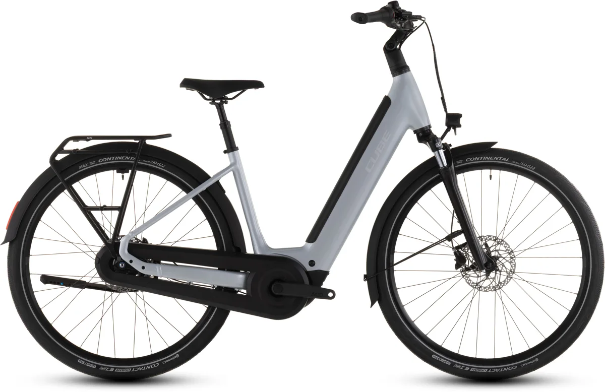 Cube Supreme Hybrid Comfort ONE 600 — foggrey´n´reflex, maat 42 cm
