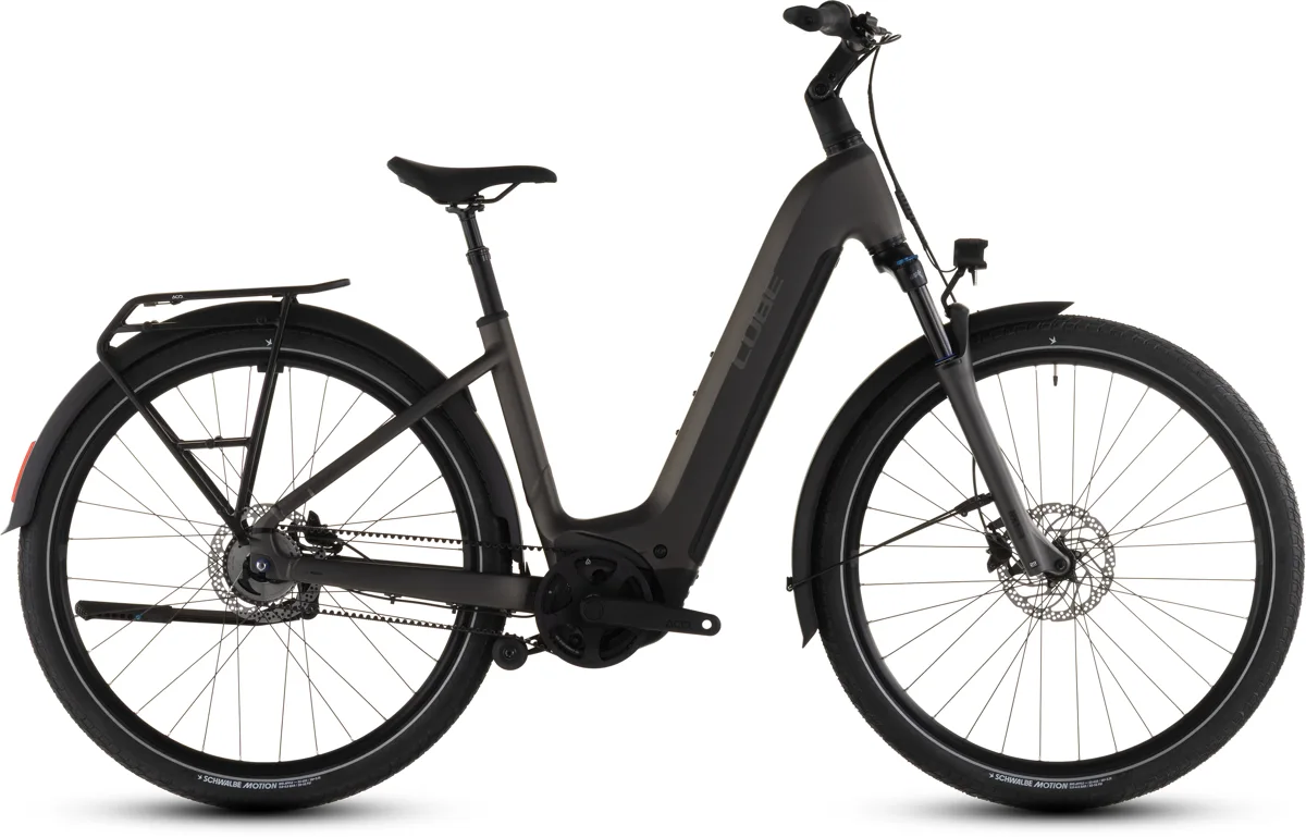 Cube Touring Hybrid Comfort SLX 800 — charcoal´n´chrome, maat 46 cm