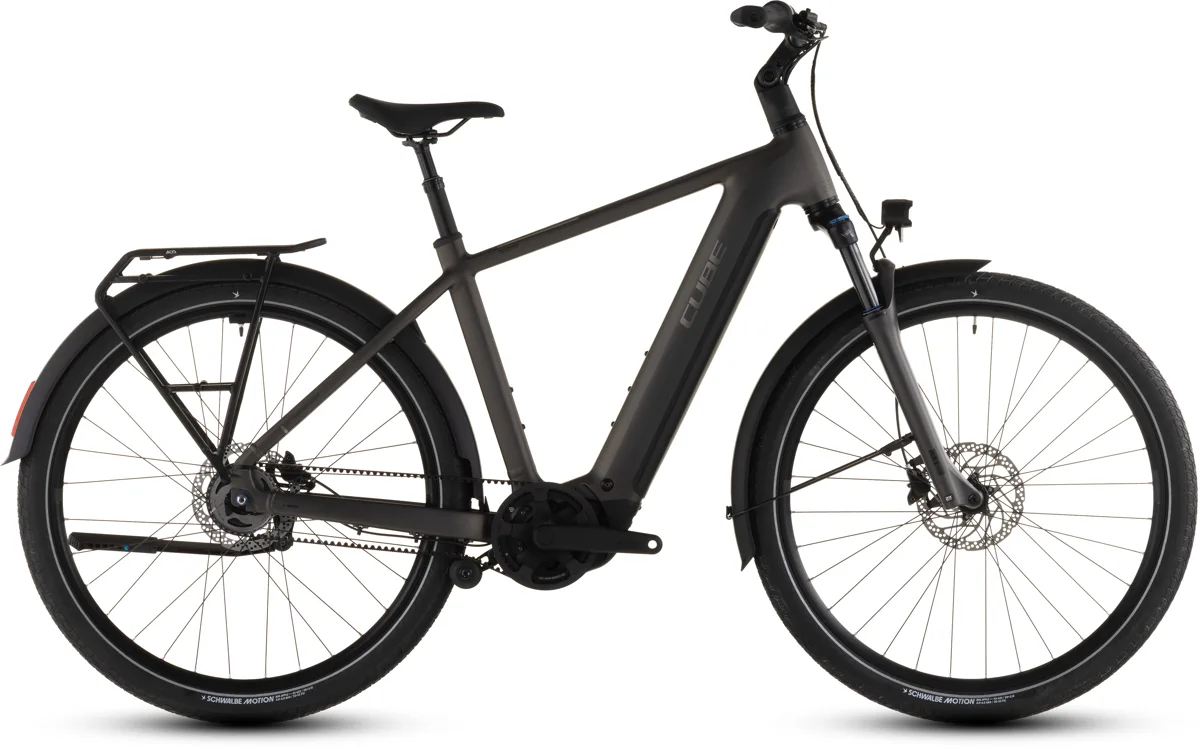 Cube Touring Hybrid Comfort SLX 800 — charcoal´n´chrome, maat 50 cm