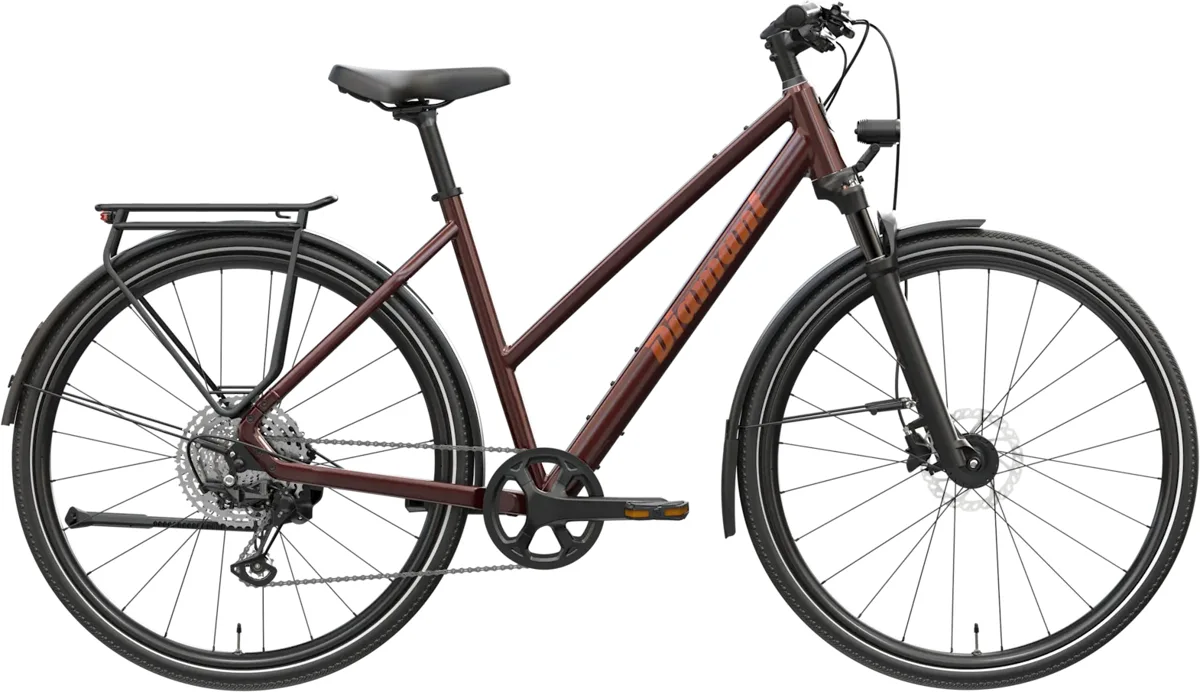 Diamant Mahon Trip Pro — Schwarzkirsch Metallic, maat L