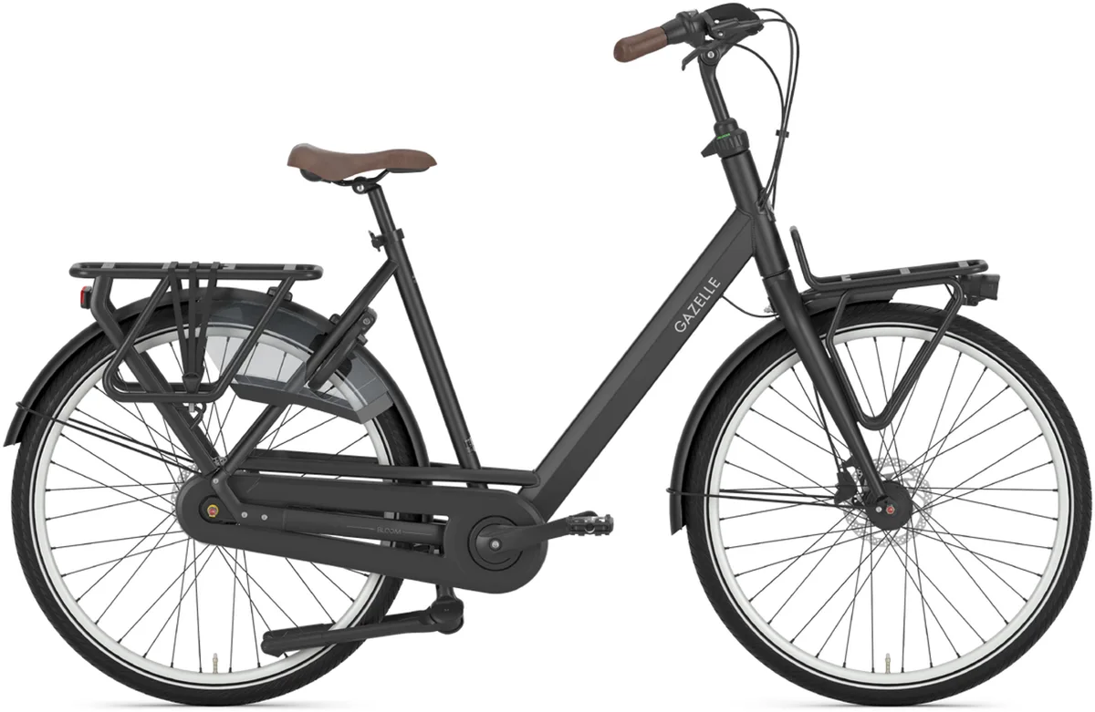Gazelle Bloom — Black / Matt, maat 49 cm