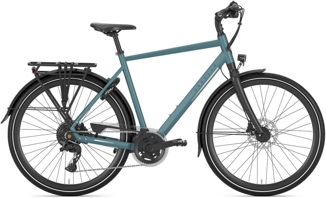 Gazelle Chamonix T20 — thunder grey matte, maat 57 cm