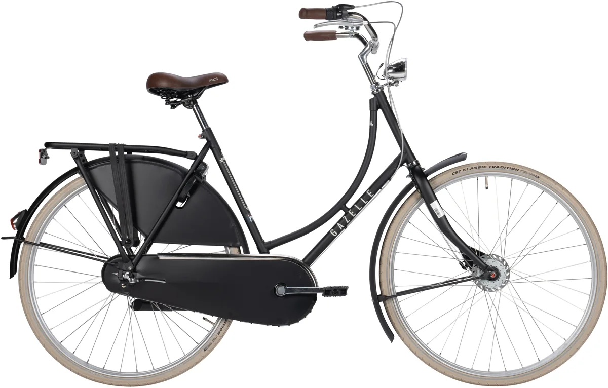 Gazelle Classic RT3 — Black Matte, maat 51 cm