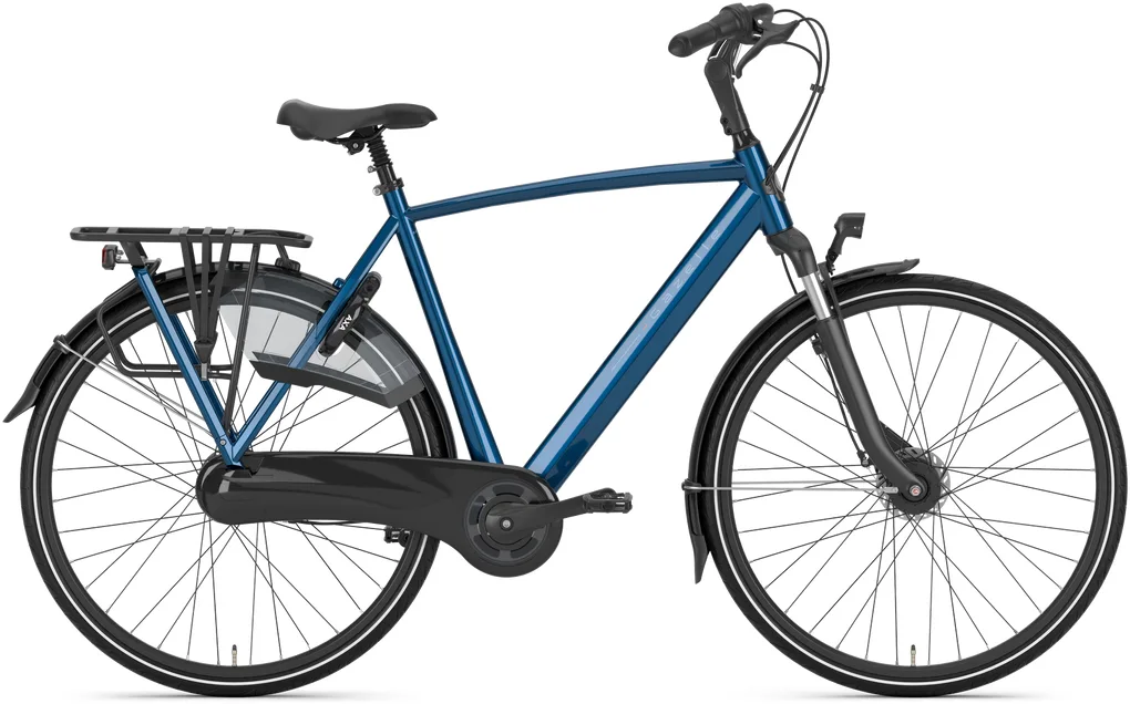 Gazelle Orange C7+ — Mallard Blue, maat 57 cm