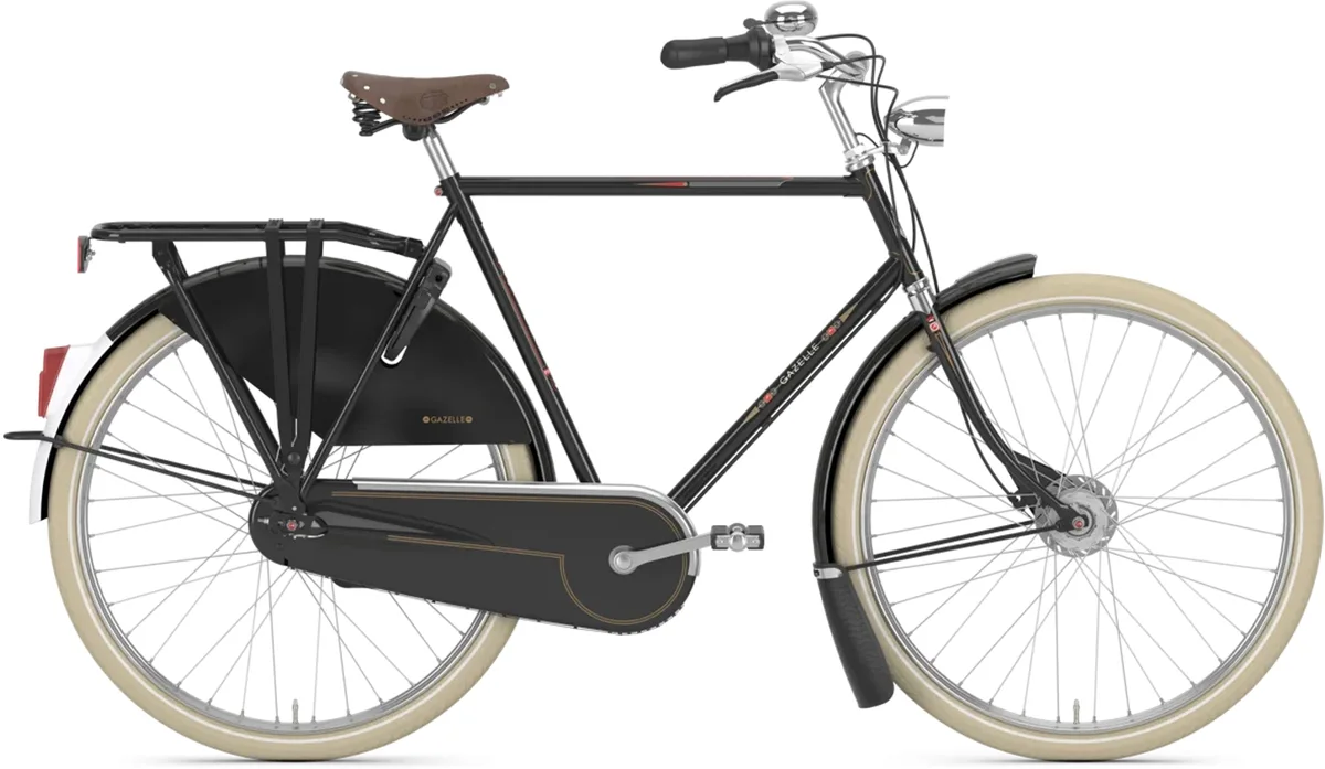 Gazelle Tour Populair C8 — Zwart, maat 66 cm
