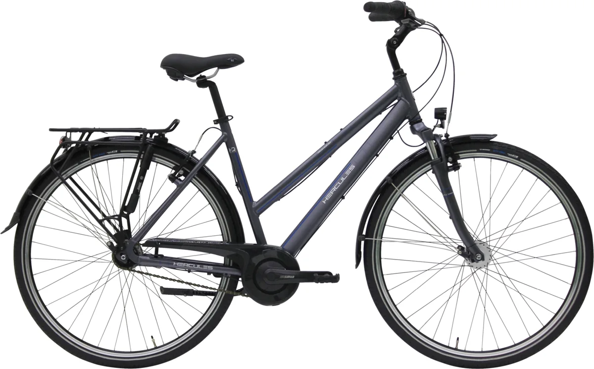 Hercules Valencia R7 — Matzwart, maat 46 cm