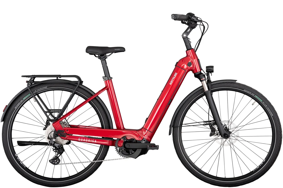 Kettler Quadriga CX10 LG (750) — classic red shiny, maat 43 cm