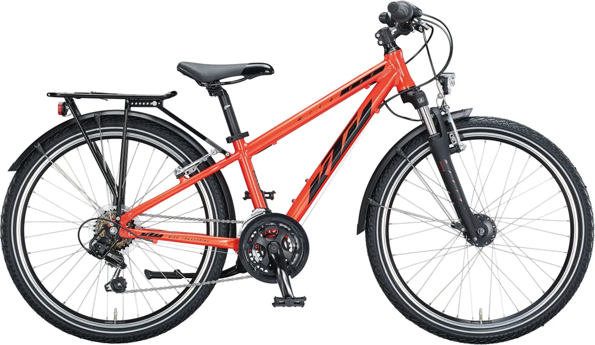 KTM Wild One 24 ATB — Fresh Orange (Black), maat One Size