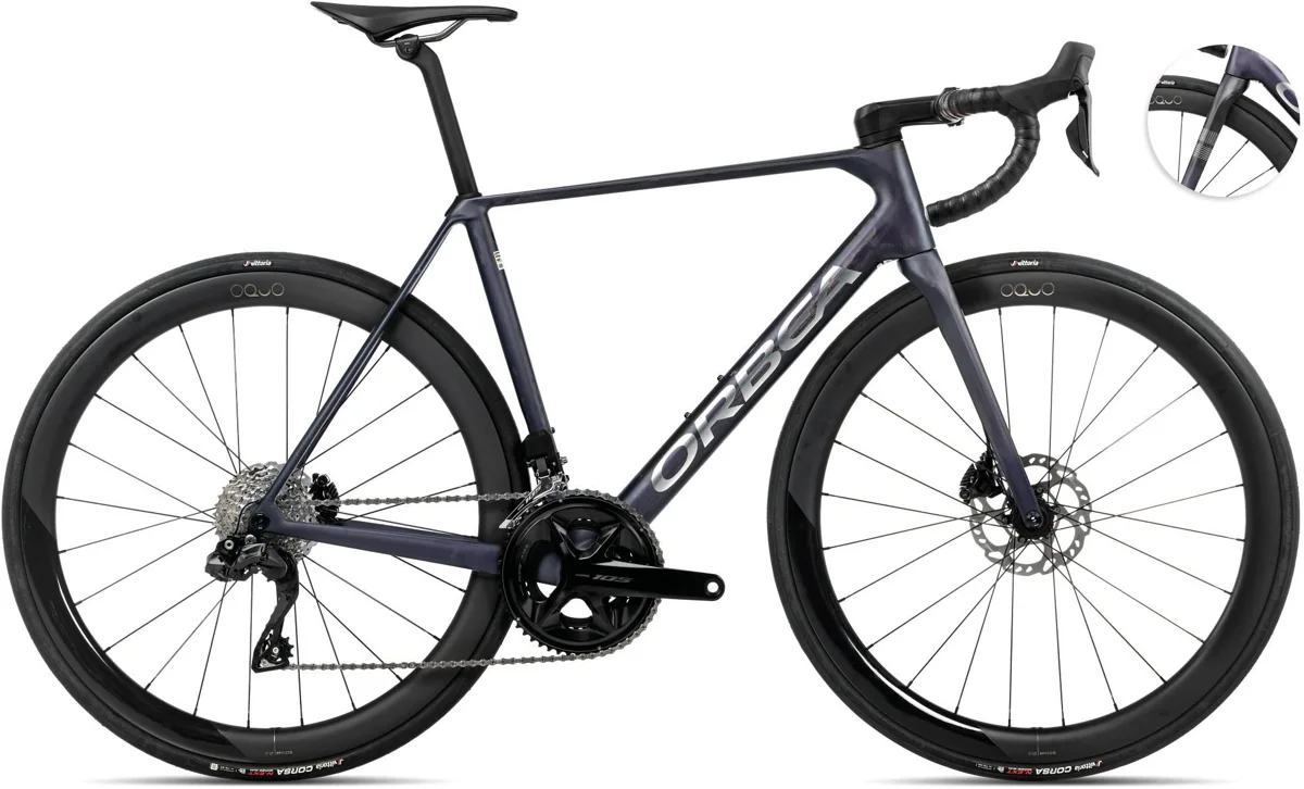 Orbea Orca M30i LTD PWR — Carbon Raw (Matt), maat 55 cm