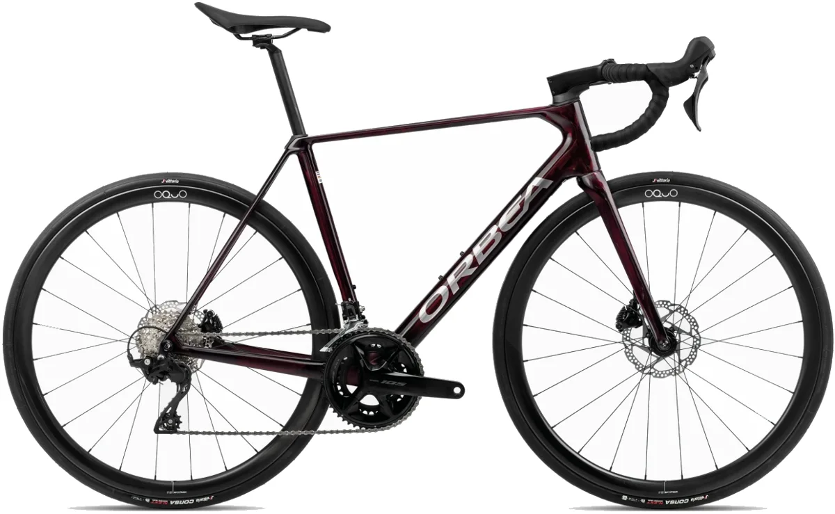 Orbea Orca M35 — Titanium (Gloss), maat 55 cm