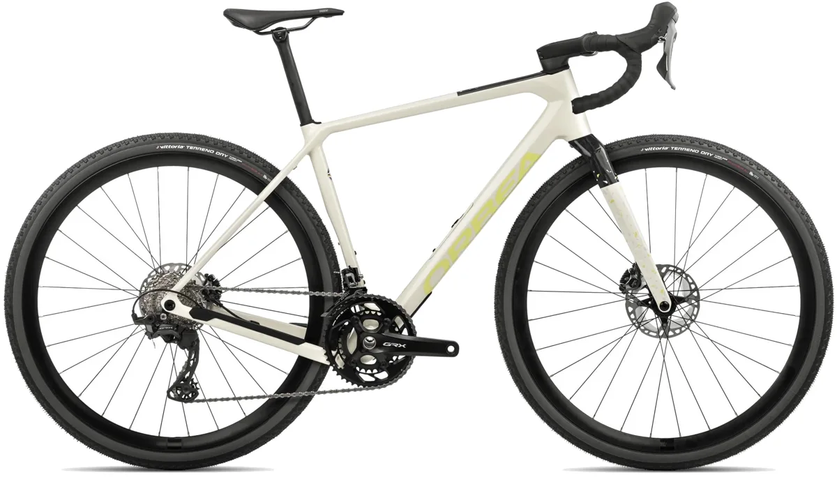 Orbea Terra M20i Team — Ivory White-Spicy Lime (Gloss), maat XXL
