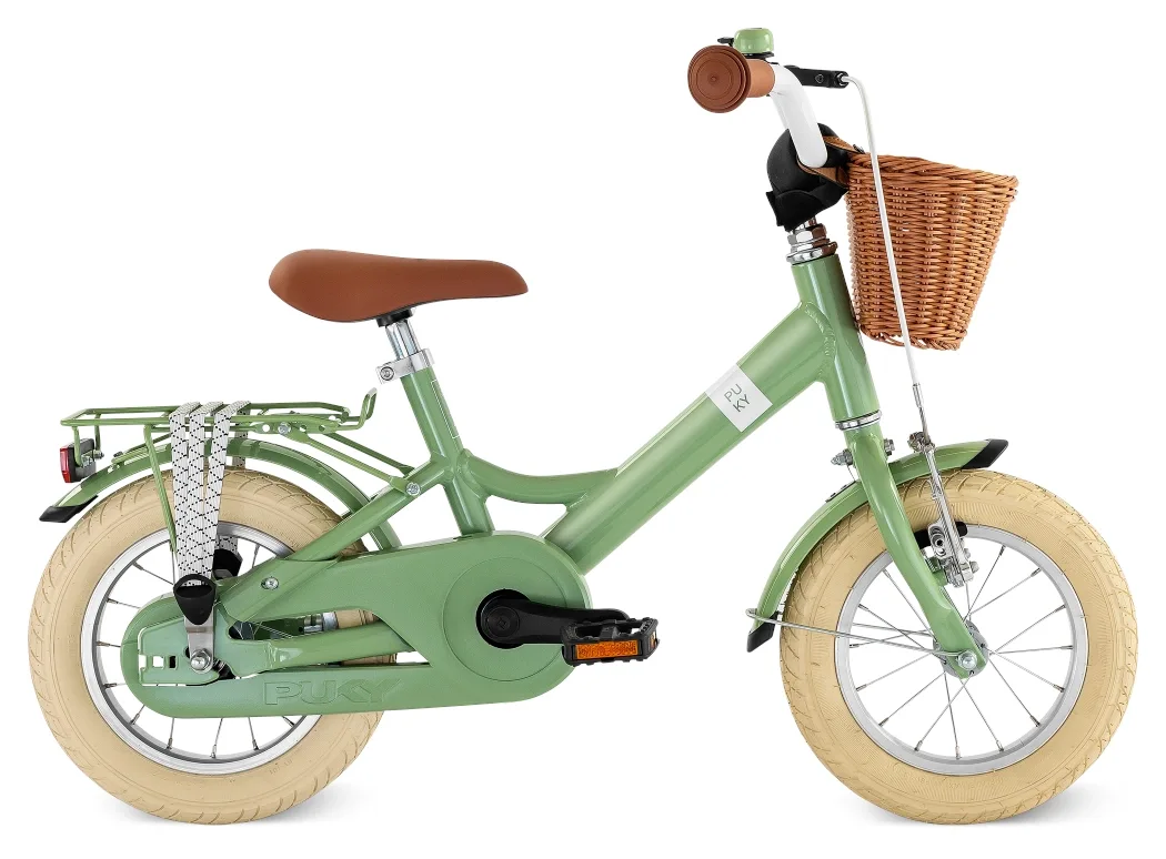 Puky Youke 12 Classic — retro-green, maat One Size