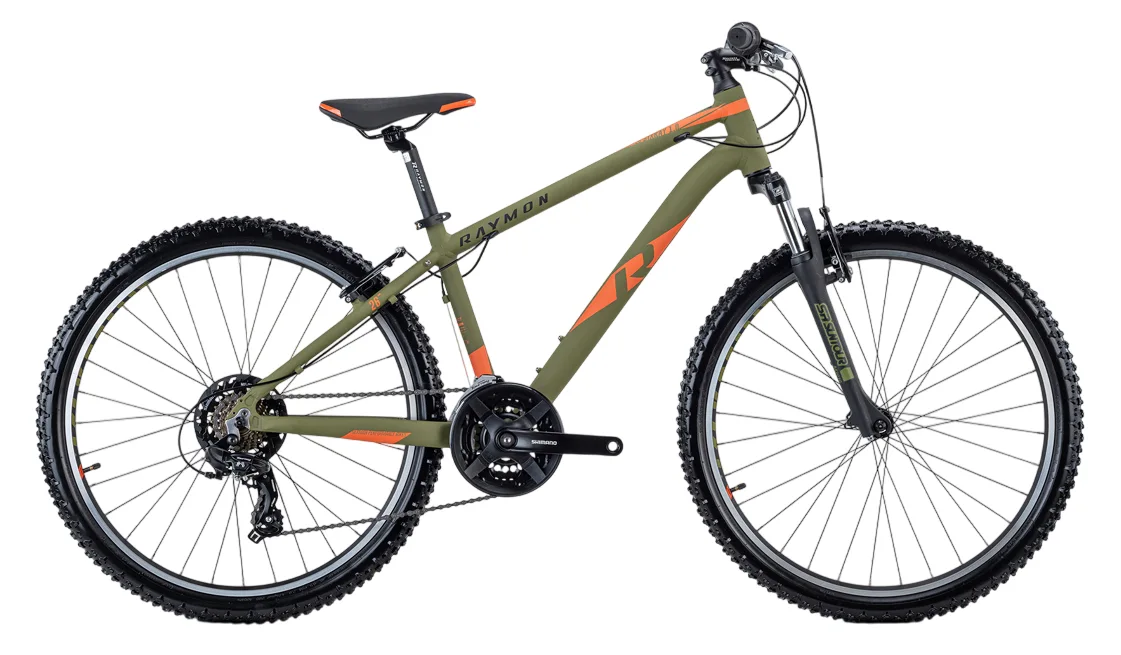 Raymon NineRay 1.0 — armor/orange, maat 43 cm