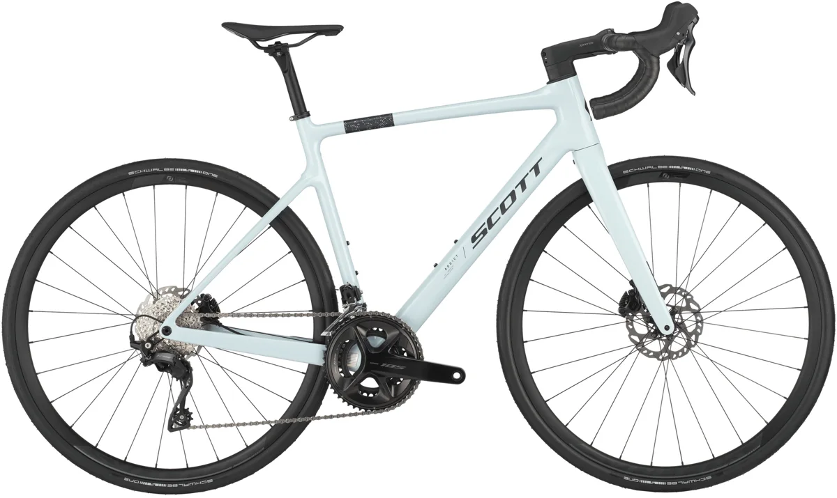 Scott Addict 50 — Mineral Grey, maat L