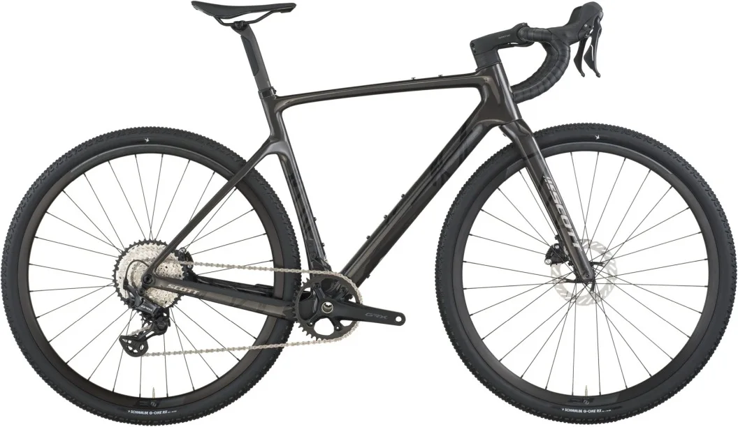 Scott Addict Gravel 30 — Carbon/Black, maat L
