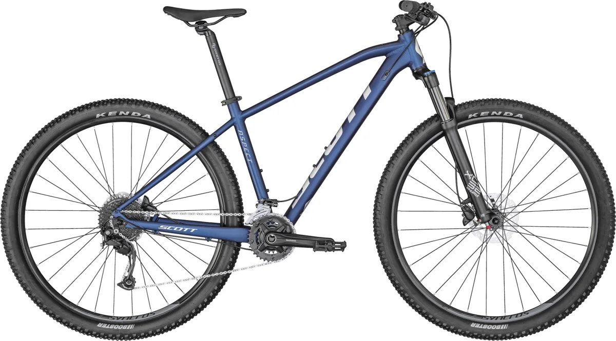 Scott Aspect 940 — Stellar Blue / Black, maat M
