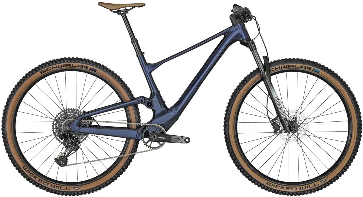 Scott Spark 970 — Dark Stellar Blue, maat L