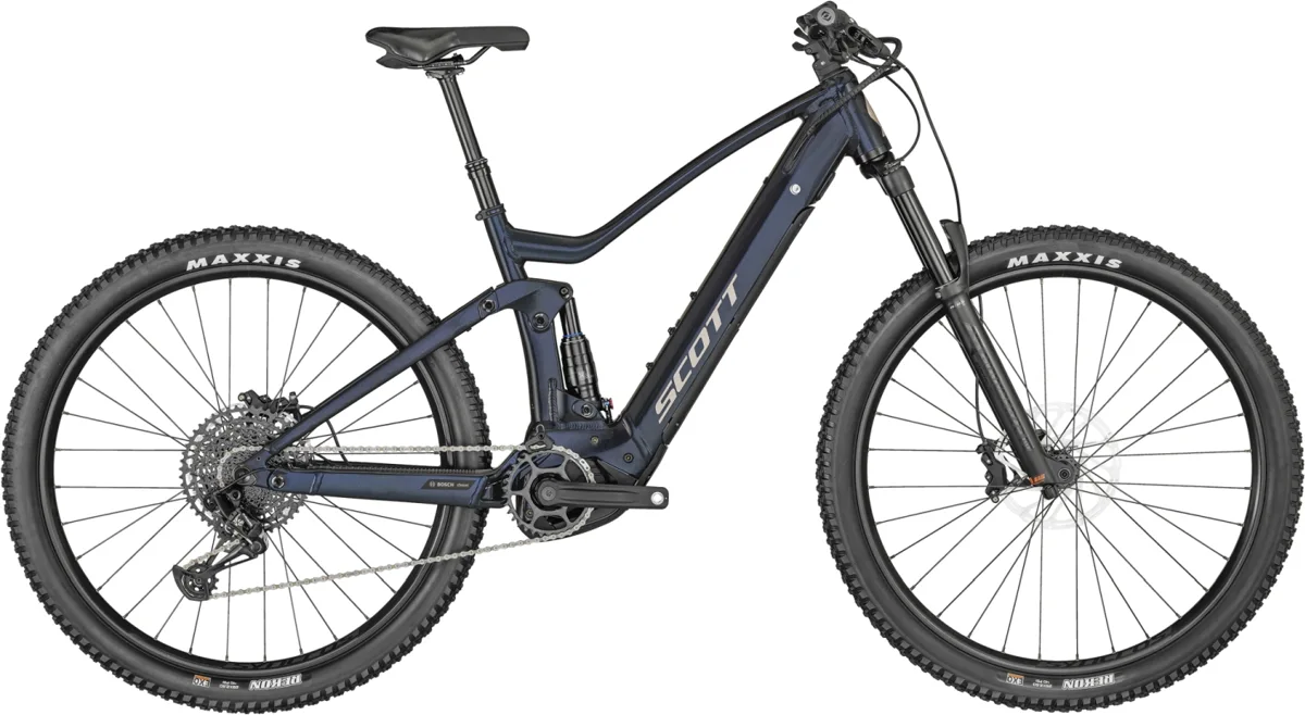 Scott Strike eRide 930 — Deep Sparkle Blue, maat L