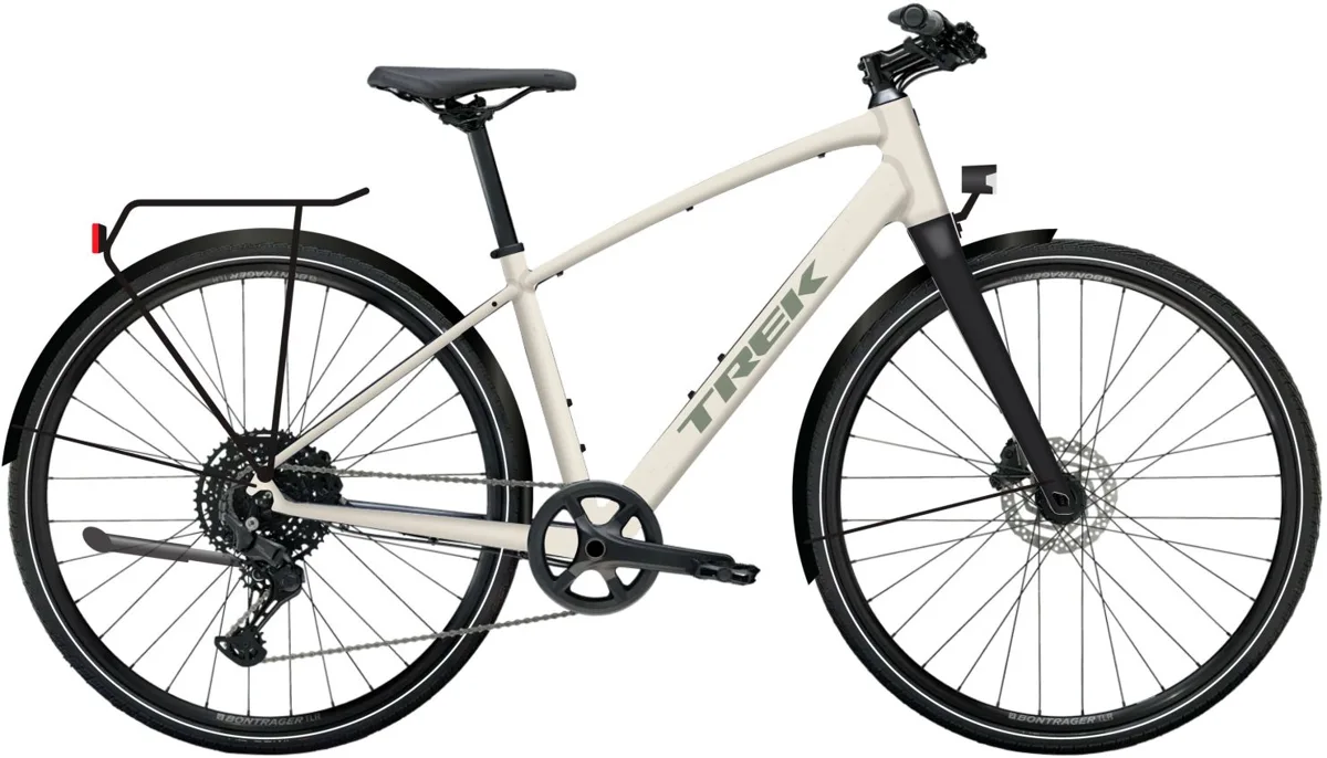 Trek FX Sport AL Equipped — Buff Beige / Era White Splatter, maat M